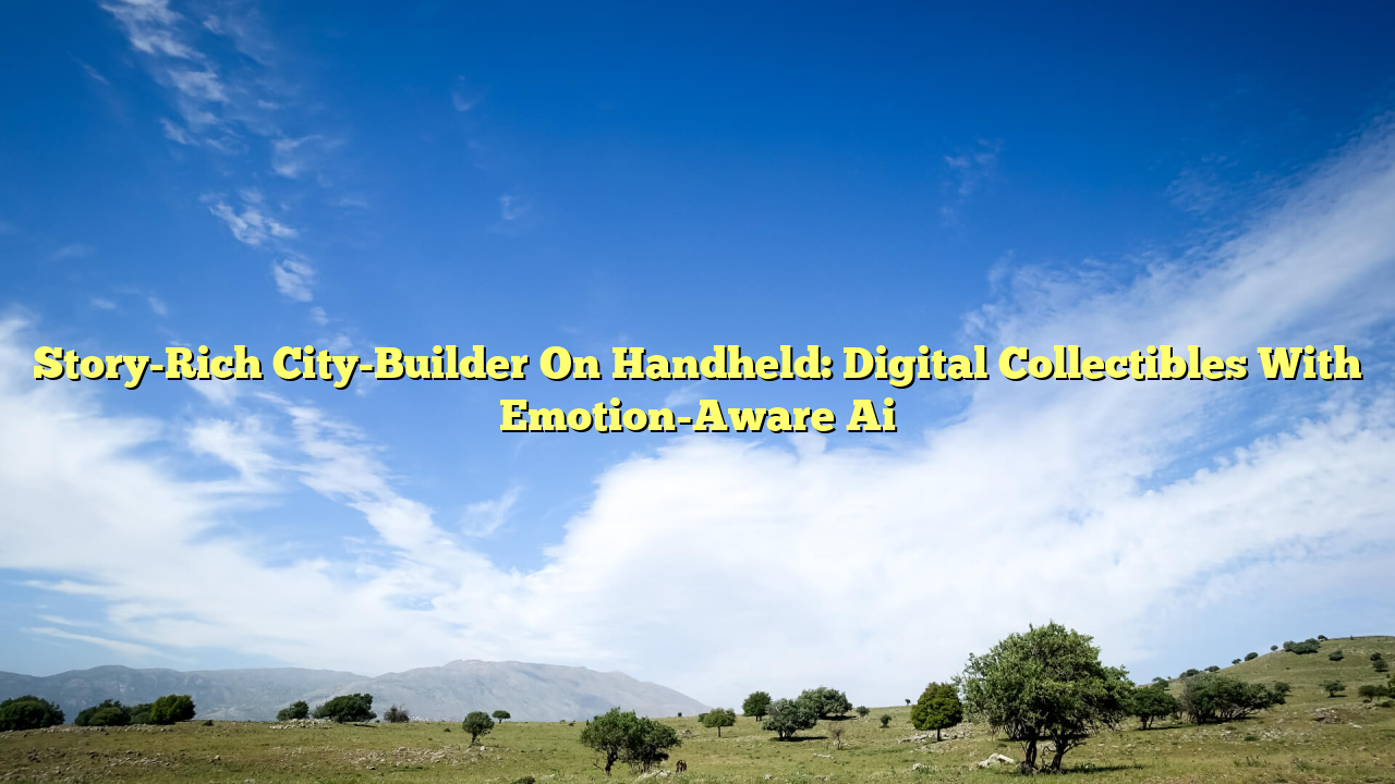 Story-Rich City-Builder On Handheld: Digital Collectibles With Emotion-Aware Ai